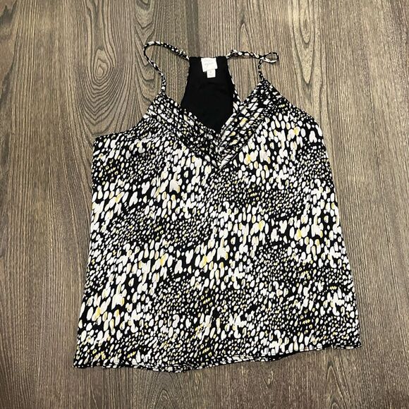 Roan & Ryan Womens Cami Top All-Over Print V-Neck Pullover Multicolor Size M - Picture 1 of 4